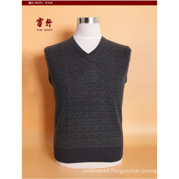 Yak Wool /Cashmere V Neck Pullover Long Sleeve Sweater/Clothing/Garment/Knitwear